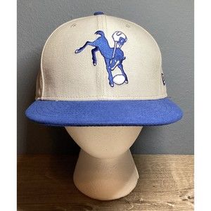Indianapolis Colts NFL Team Apparel Stretch Fit Size OSFM Hat Cap Blue White